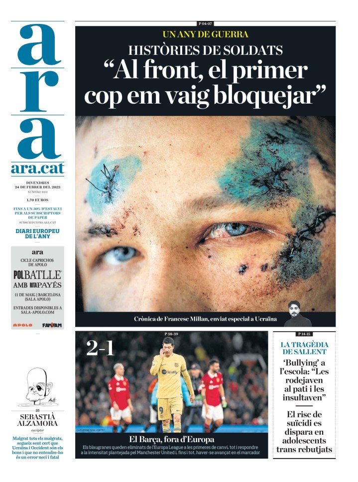 Ara front page, Feb. 24, 2023