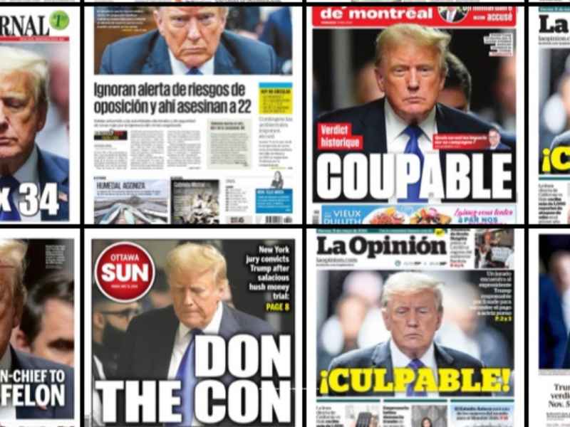 Trump guilty: front pages from around the&nbsp;world