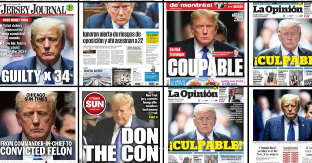Trump guilty: front pages from around the&nbsp;world